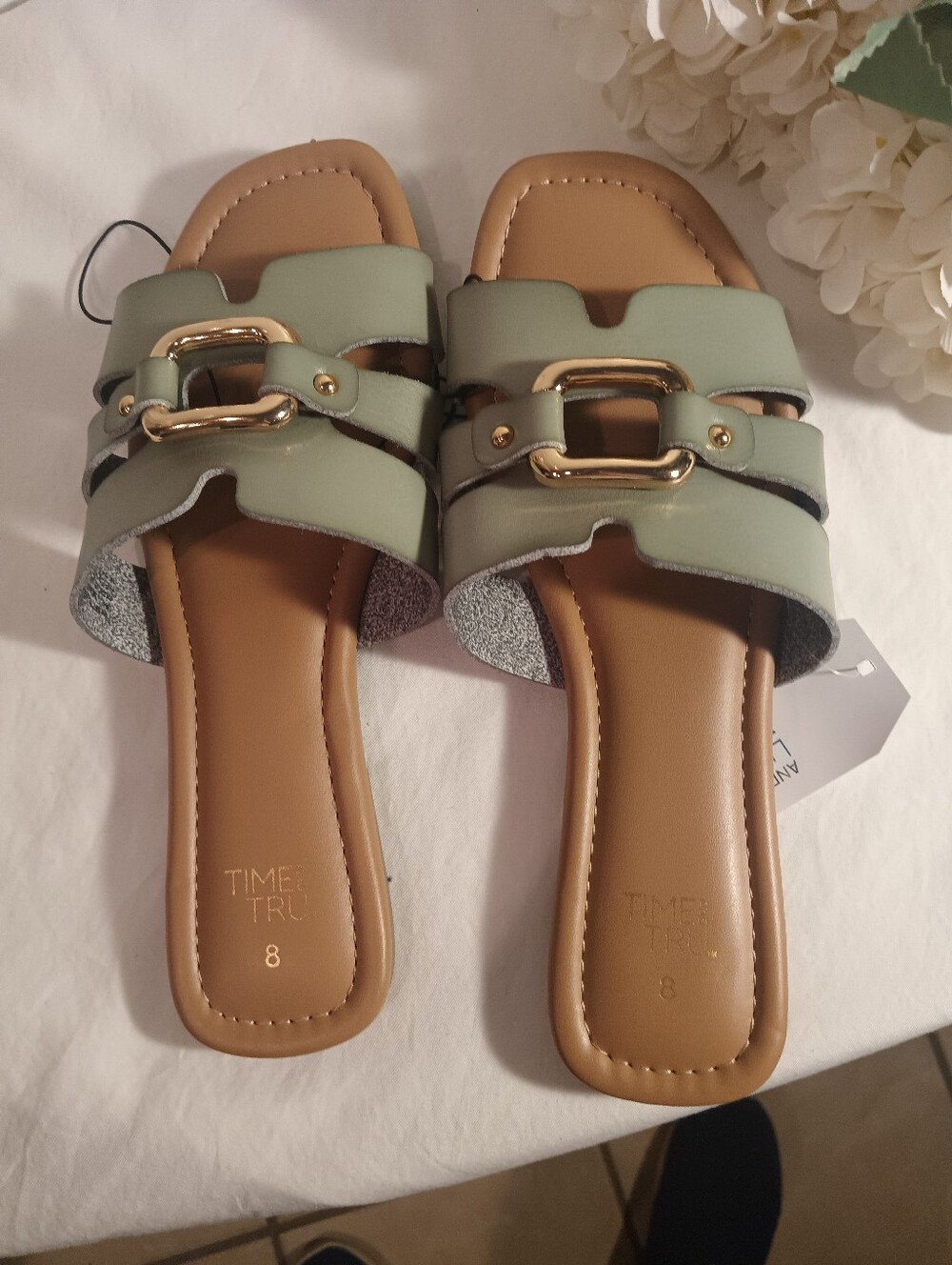 Kelly Green Women's Slide Shoes NWT Size 8